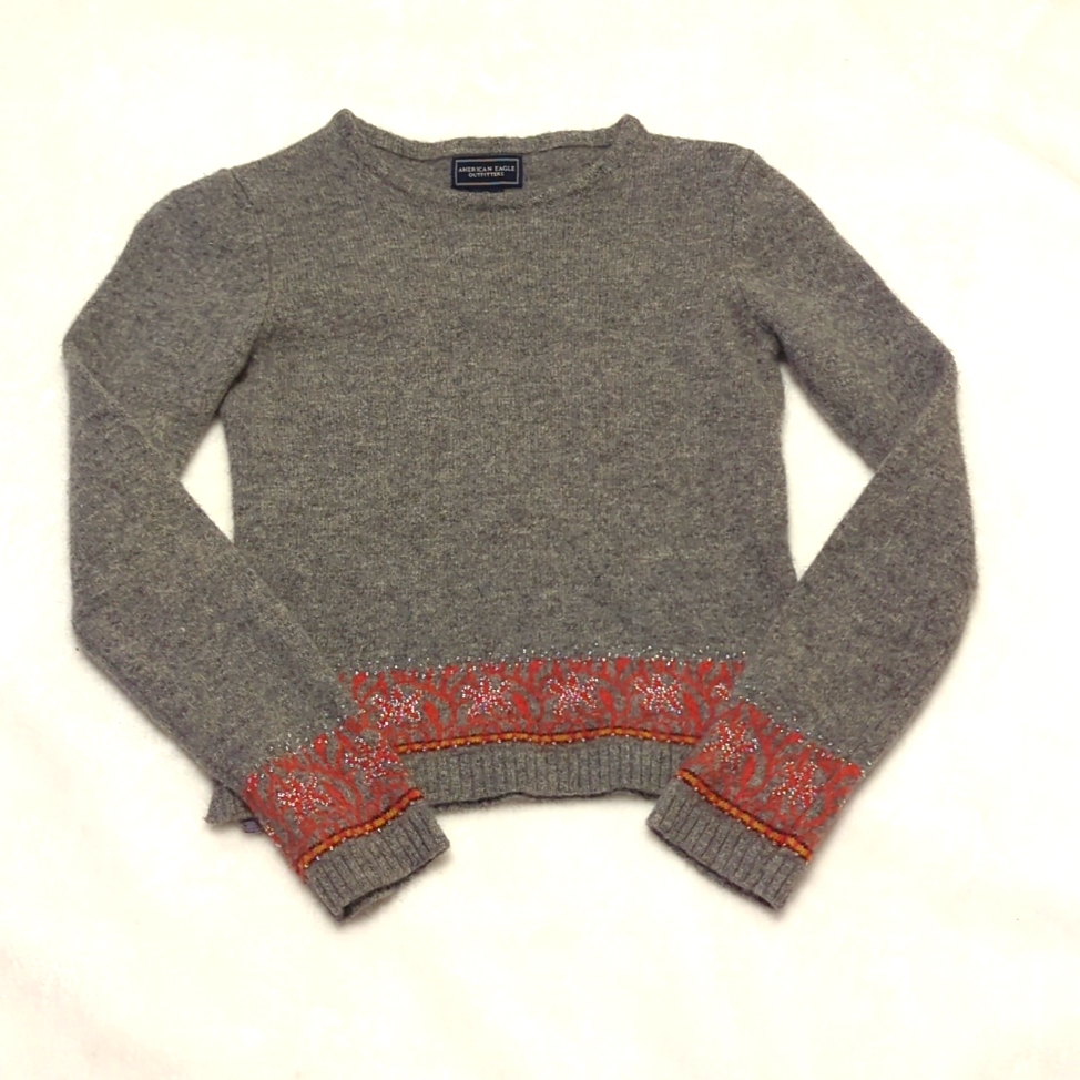 American Eagle Girls Wool Sweater Small